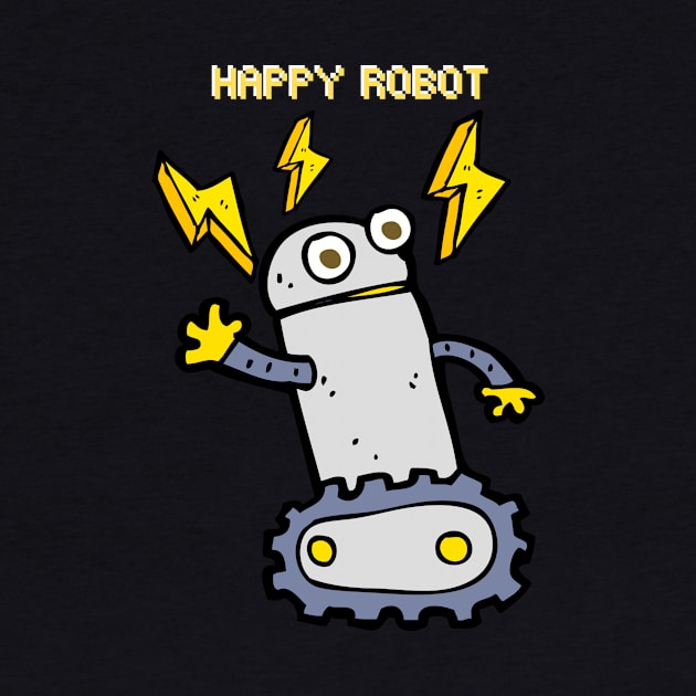 Happy Robot Design by greygoodz